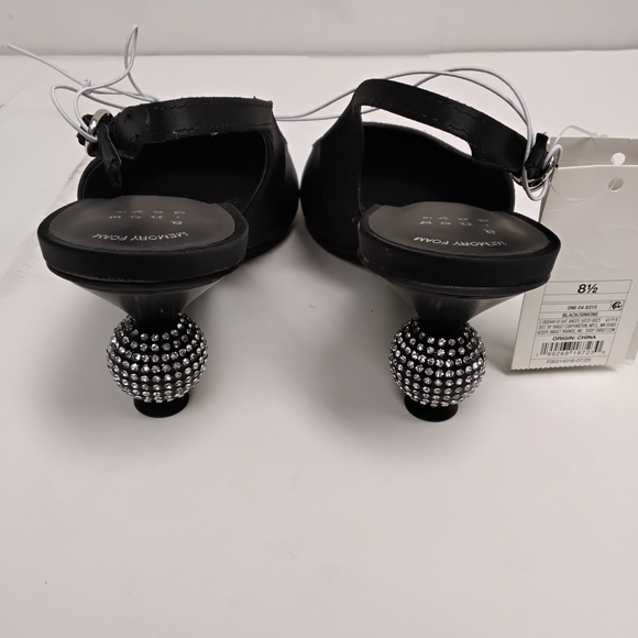 a new day Black Pointed Slingback Flats - Picture 2 of 10